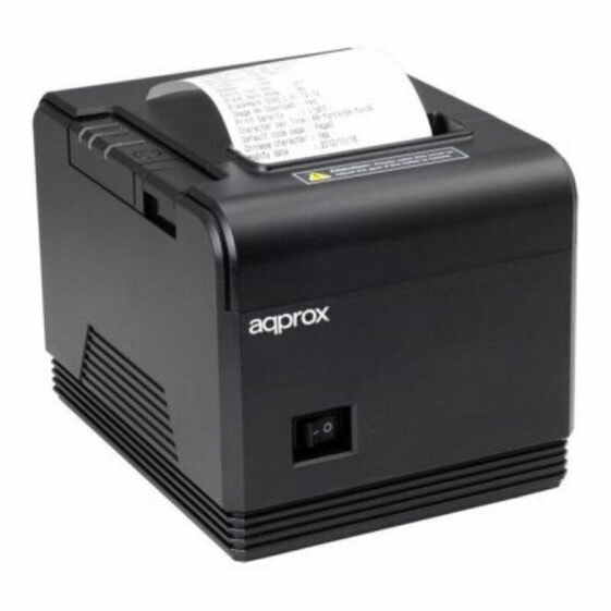 Принтер билетов тепловой Approx! APPPOS80AM USB Чёрный Компьютерная техника