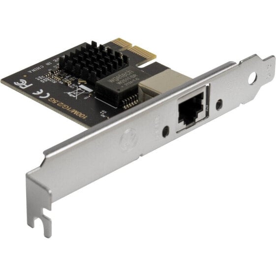 Inter-Tech ST-7266 - PCIe - RJ-45 - Black - Silver - PC - Passive - Windows 10 - Windows 11 - Windows 7 - Windows 8 - Windows 8.1