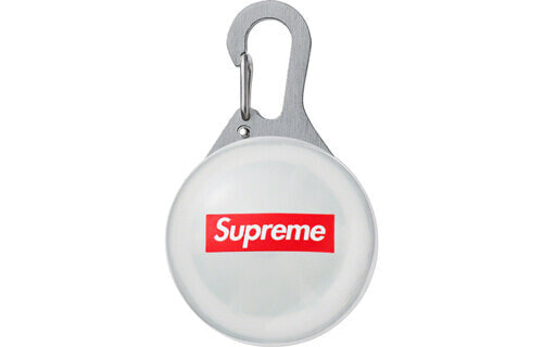 Supreme Supreme SS19 红底白字长方形标识 钥匙扣 男女同款情侣款 / Supreme SS19 Spotlight Keychain SUP-SS19-377