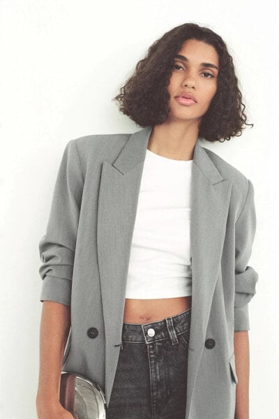 OVERSIZE DOUBLE-BREASTED BLAZER