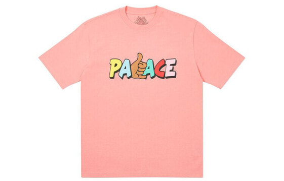 PALACE Shitfaced Shaka 圆领短袖T恤 男女同款 粉色 送礼推荐 / Футболка PALACE Shitfaced Shaka T P19TS147