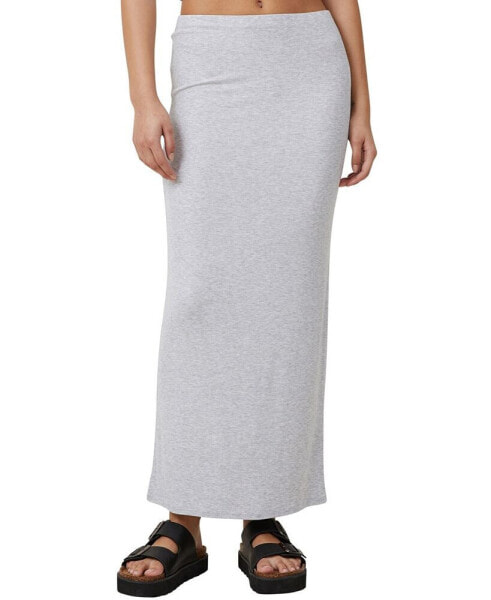 Women's Staple Rib Maxi Skirt