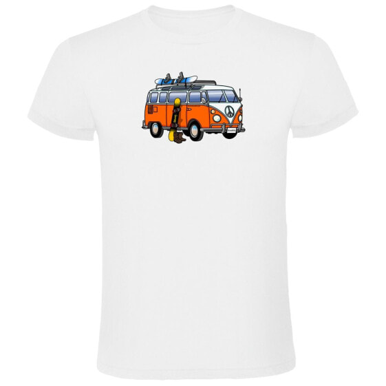 KRUSKIS Hippie Van Snowboard short sleeve T-shirt