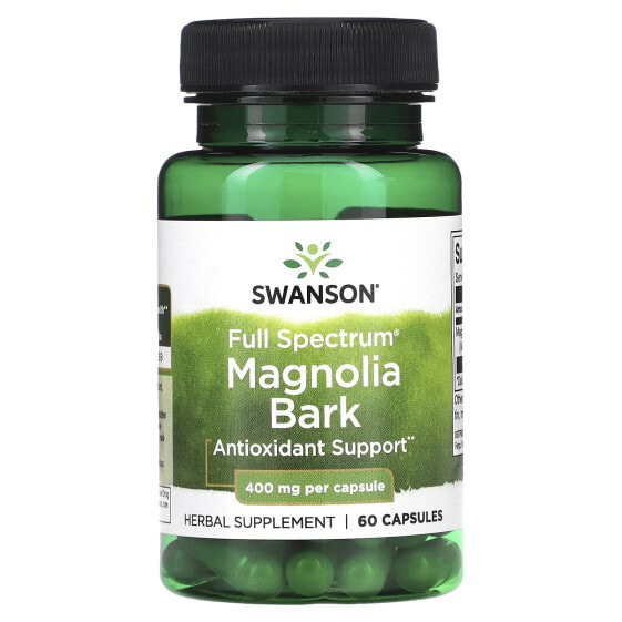 Full Spectrum Magnolia Bark, 400 mg, 60 Capsules