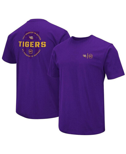 Men's Purple LSU Tigers OHT Military-Inspired Appreciation T-shirt