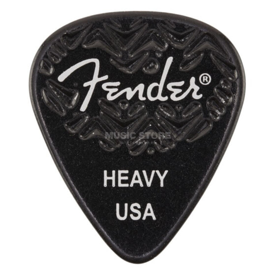 Fender 351 Shape Wavelength Heavy Picks Black (6-Pack)