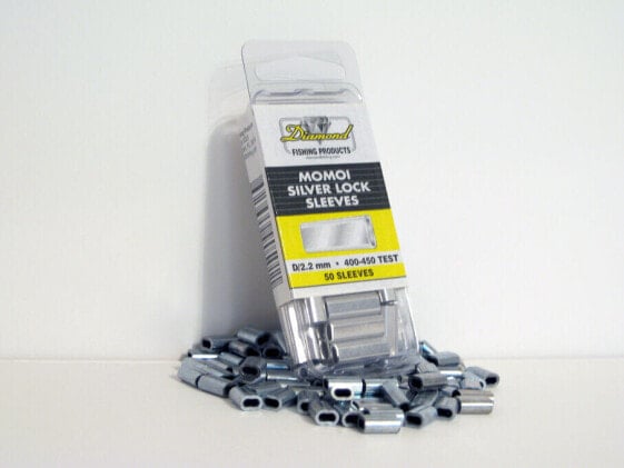 Momoi Silver Lock Sleeves -Fishing Crimps-Pick Size