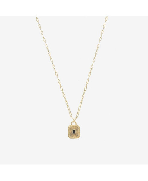 Matilda Rectangular Medallion Necklace