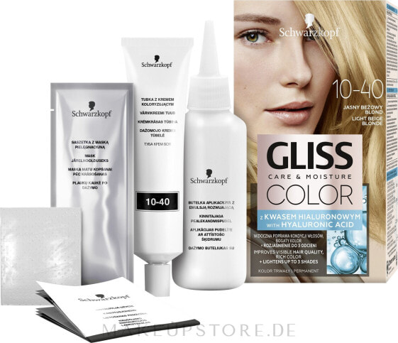 Gliss Color - Haarfarbe mit Hyaluronsäure 10-40