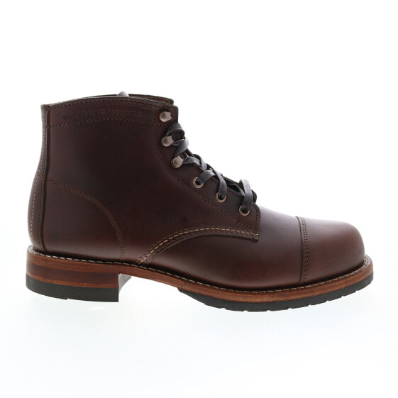 Wolverine 1000 Mile Cap Toe Boot W990075 Mens Brown Casual Dress Boots 14