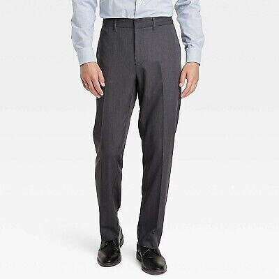 Men's Standard Fit Dress Pants - Goodfellow & Co Gray 32x32