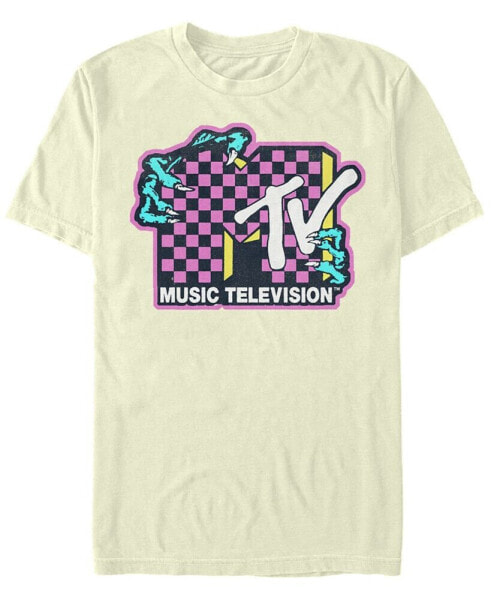 Mtv Men's Music Television Creature Hands Logo Short Sleeve T-Shirt