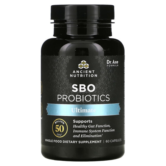 SBO Probiotics, Ultimate, 50 Billion CFU, 60 Capsules