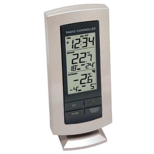 Technoline WS 9140-IT - Black,Silver - Indoor thermometer,Outdoor thermometer - Thermometer - Thermometer - -9.9 - 37.8 °C - -39.9 - 59.9 °C