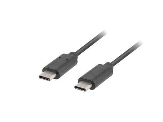 Кабель Lanberg CA-CMCM-10CU-0010-BK USB 2.0 Typ C - 2.0 C 1м Цвет Черный Cable - Digital