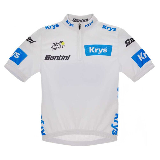 SANTINI Tour De France Official Best Young Rider 2023 short sleeve jersey