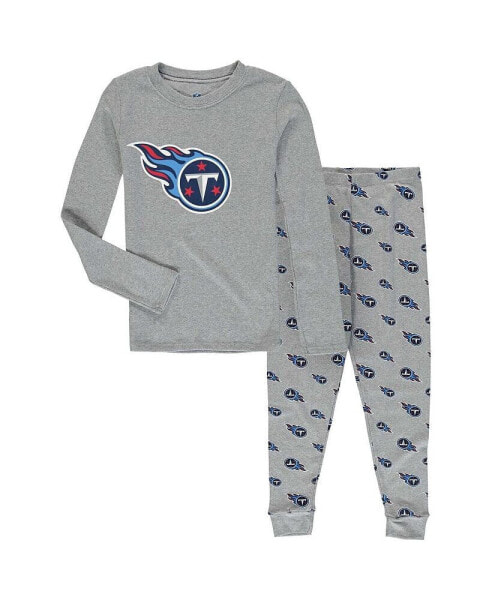 Пижама Outerstuff для мальчиков темно-серого цвета Tennessee Titans лонгслив и брюки