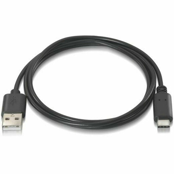Кабель USB A — USB-C Aisens A107-0050 Чёрный 50 cm