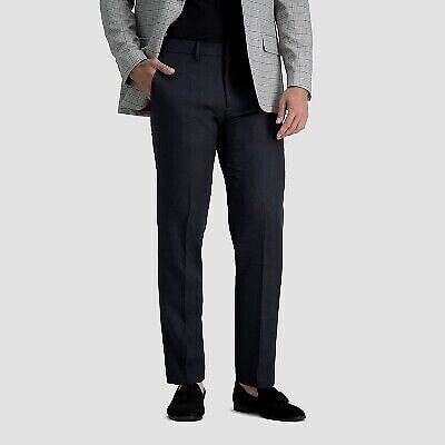 Haggar H26 Men's Premium Stretch Signature Straight Suit Pants - Black 36x32