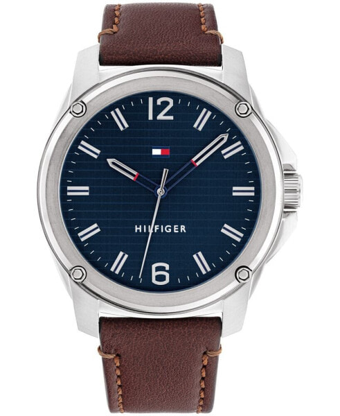 Часы Tommy Hilfiger Brown Leather 44mm