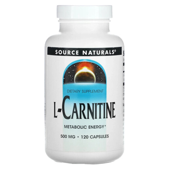 L-Carnitine, 500 mg, 120 Capsules