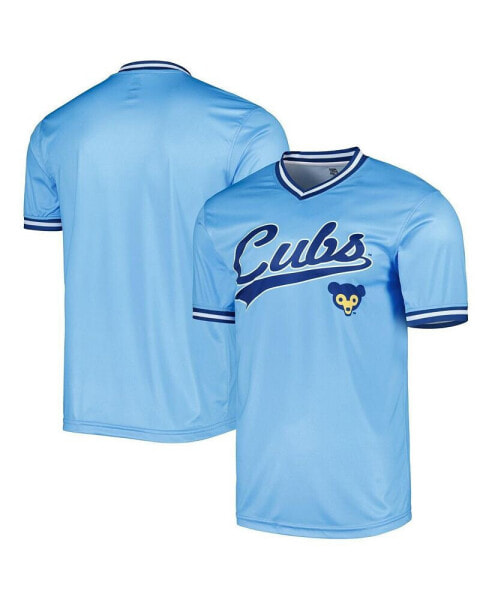 Men's Light Blue Chicago Cubs Cooperstown Collection Team Jersey