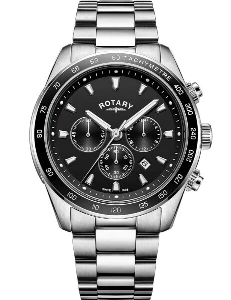 Наручные часы ROTARY Henley Chronograph 43мм 10АТМ