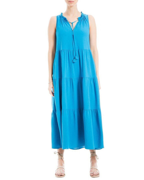 Max Studio Sleeveless Tiered Maxi Dress Women's