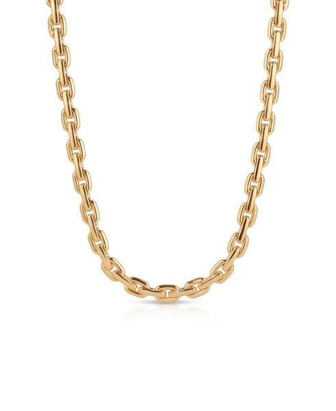 ETTIKA 18k Gold Plated Solid Chain Necklace