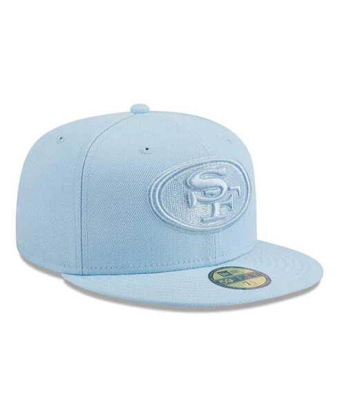 Men's Light Blue San Francisco 49ers Color Pack 59fifty Fitted Hat