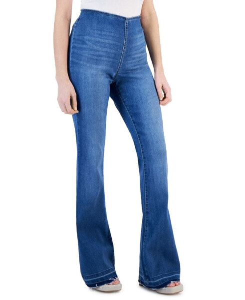 Petite Pull-On Released-Hem Jeans, Created for Macy's