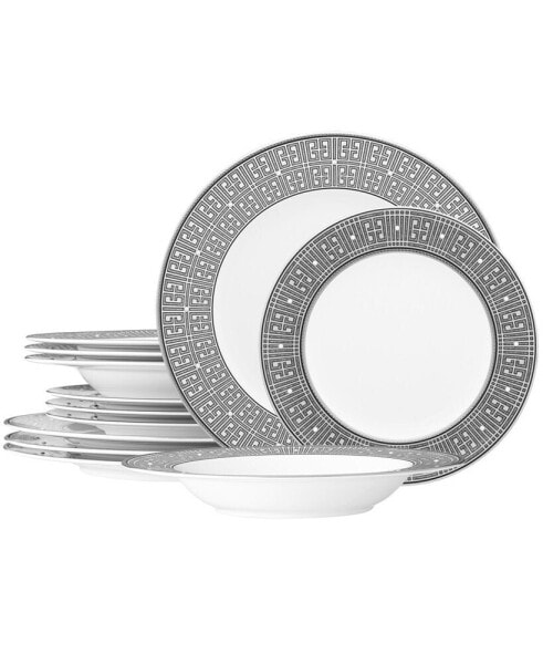 Набор посуды Noritake Infinity, 12 предметов, сервировка для 4 гостей