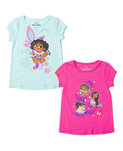 Princess Mulan Girls 2 Pack T-Shirts Toddler| Child