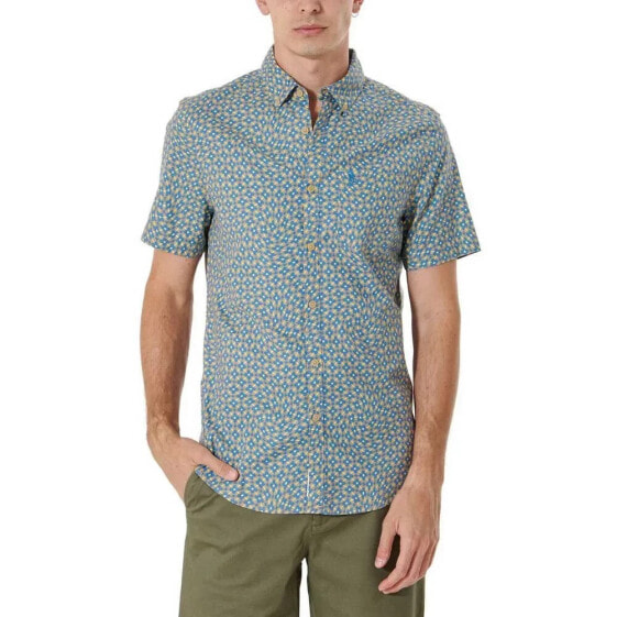 ORIGINAL PENGUIN Oxford Warped Floral short sleeve shirt