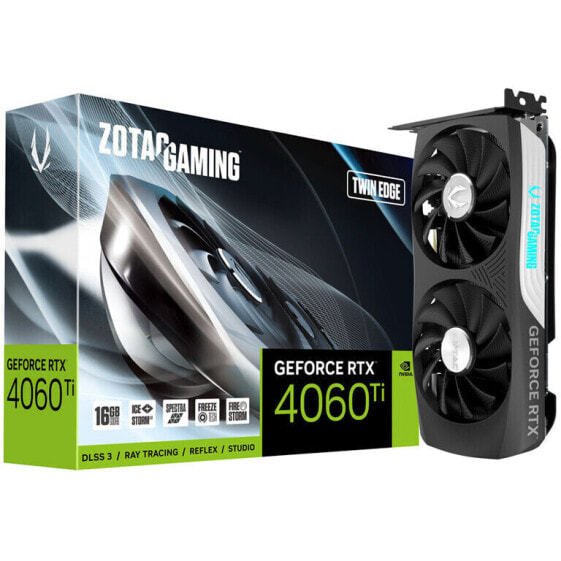 ZOTAC Gaming GeForce RTX 4060 Ti Twin Edge, 16384 MB GDDR6