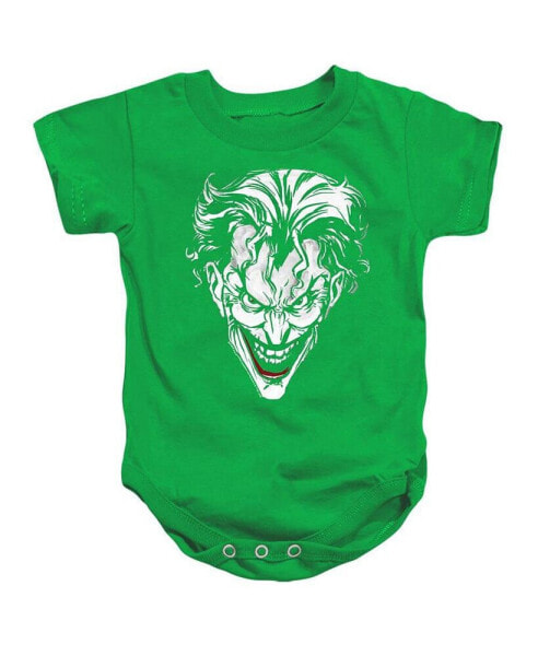 Baby Girls Baby Joker Red On Green Snapsuit