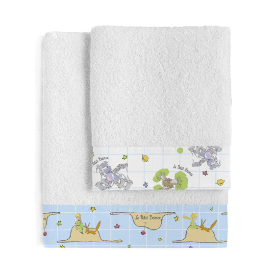 Towel set HappyFriday Le Petit Prince Imagination Multicolour 2 Pieces