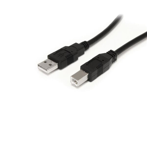 StarTech.com 9 m (30 ft.) Active USB 2.0 A to B Cable - 9 m - USB A - USB B - USB 2.0 - 480 Mbit/s - Black