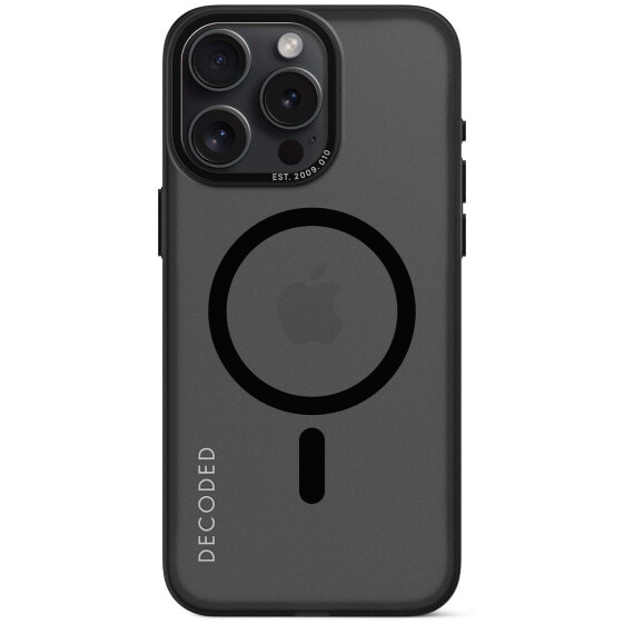 Чехол для iPhone 15 Pro Max Decoded черный