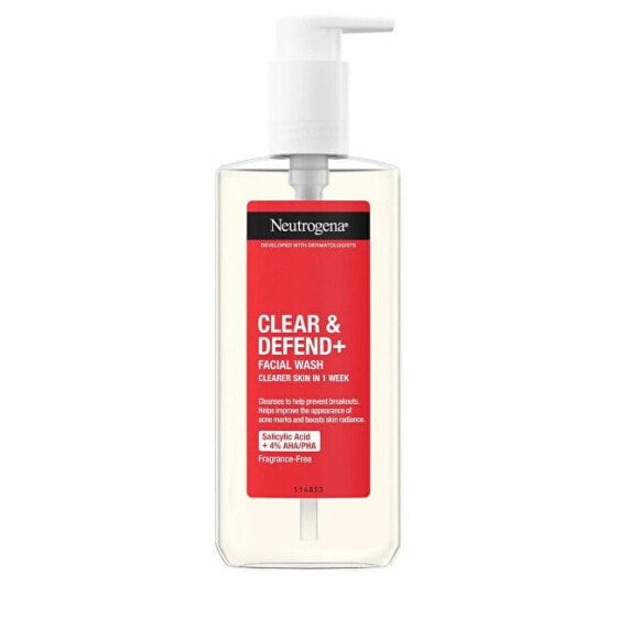 Cleansing gel against pimples Clear & Defend + (Facial Wash) 200 ml
