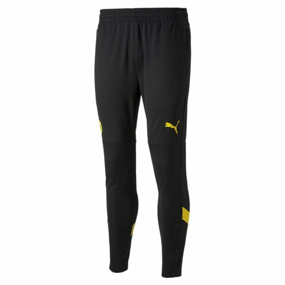 Футбольные тренировочные брюки для взрослых Puma Borussia Dortmund Чёрный Мужской