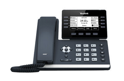 Yealink SIP-T53 - IP Phone - Grey - Wired handset - Desk/Wall - In-band - Out-of band - SIP info - 8 lines