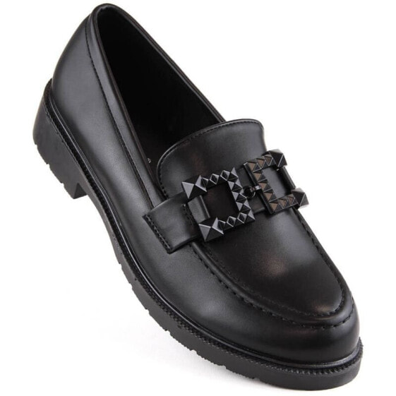 Shoes with decoration S.Barski W OLI247 black