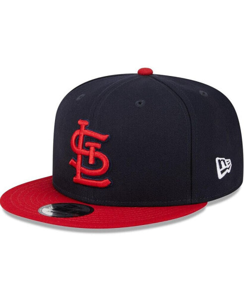 Men's Navy St. Louis Cardinals 2024 Batting Practice 9FIFTY Snapback Hat