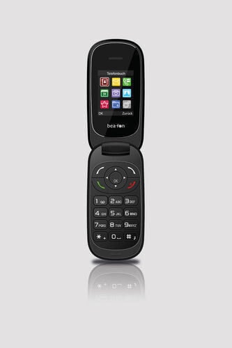 Мобильный телефон Bea-fon C220 - Клавиатурный - Одна SIM - 4.5 см (1.77") - Bluetooth - 800 mAh - Красный
