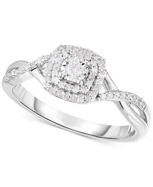 Diamond Promise Ring (1/5 ct. t.w.) in Sterling Silver