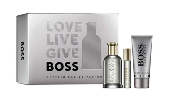 Boss Bottled - EDP 100 ml + sprchový gel 100 ml + EDP 10 ml