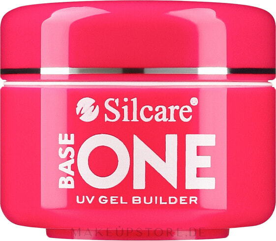 UV-Gel zur Nagelverlängerung - Silcare Base One Cover Dark 5 g