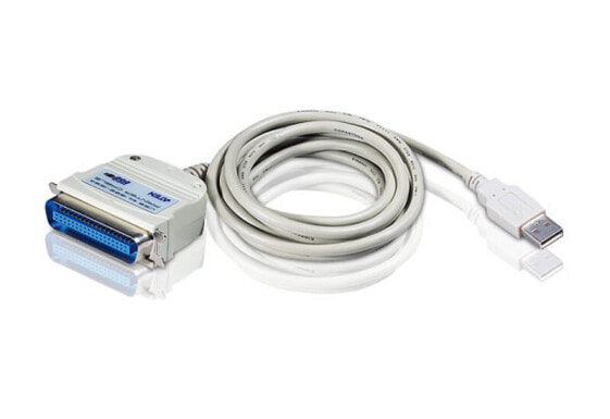 ATEN UC1284B - 1.8 m - USB A - USB 1.1 - Male/Male - 1.2 Mbit/s - White