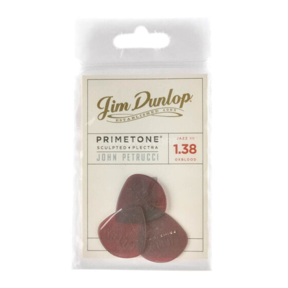 Dunlop 518P JP RD Primetone 1,38 mm Jazz III - Signature 3-Pack